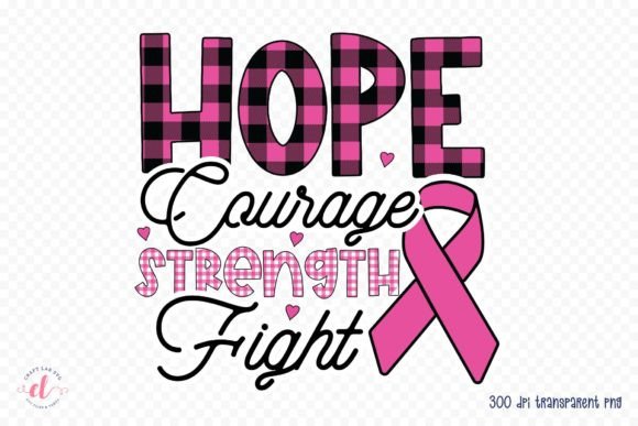 Reviewing Hope Courage Strength Fight for Embroidery
